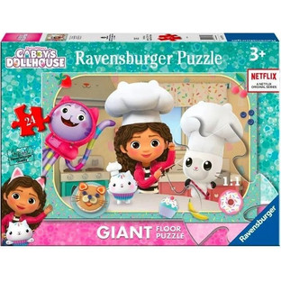 Παιδικό Puzzle Ravensburger Δαπέδου Gabby's Dollhouse 24 Κομμάτια