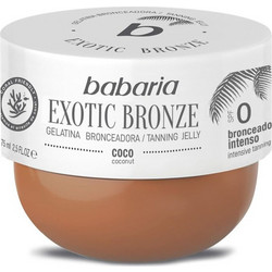 Babaria Exotic Bronze Tanning Jelly Coconut Gel Μαυρίσματος Σώματος 75ml