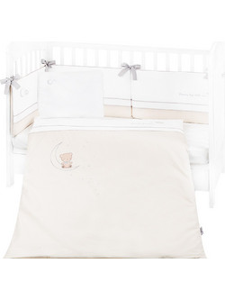 KikkaBoo Dream Big Σετ Κούνιας Beige 6τμχ
