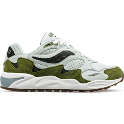 Saucony Grid Shadow 2 Ανδρικά Sneakers Λευκά Χακί S70773-1