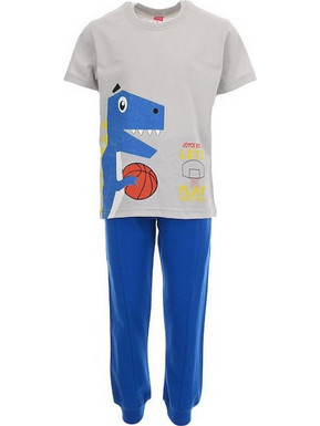 Joyce Παιδικό Σετ Φόρμας Γκρι Royal Blue 2412108