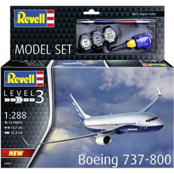 Revell Boeing 737-800 Συναρμολογούμενο Πλαστικό Μοντέλο Αεροπλάνου 1:288 06380