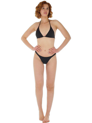 Gsecret Bikini Set Τριγωνάκι Brazil Μαύρο C9367-26695