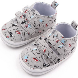 Childrenland Βρεφικά Sneakers Αγκαλιάς Γκρι D2609