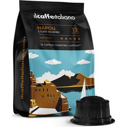 Il Caffe Italiano Κάψουλες Espresso Napoli Συμβατές με Μηχανή Caffitaly 10τμχ