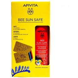 Apivita Kids Bee Sun Safe Hydra Lotion SPF50 200ml + Παζλ & Ξυλομπογιές
