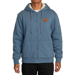 RVCA Arrow Ανδρική Ζακέτα Φούτερ με Κουκούλα και Φερμουάρ Μπλε AVYFT002760-BMK0