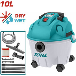 Total TVC12101 Σκούπα Υγρών / Στερεών 1200W με Κάδο 10lt