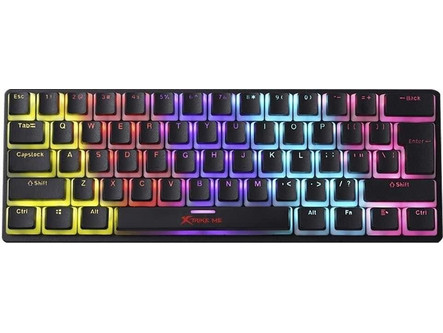 Xtrike-me GK985P Μηχανικό Gaming Πληκτρολόγιο 60% RGB Black