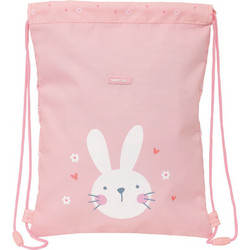 Safta Bunny Παιδική Τσάντα Πλάτης Γυμναστηρίου Ροζ 642460855