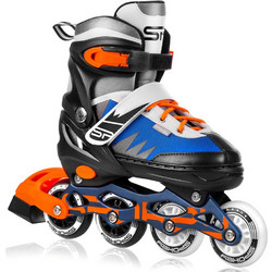 Spokey Tony Inline Αυξομειούμενα Rollers Παιδικά Μαύρα Κόκκινα