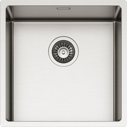 Elleci Esprit 400 Υποκαθήμενος Νεροχύτης Inox Σατινέ 44x44cm