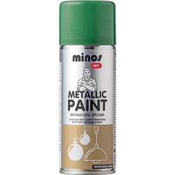 Minos Spray Metallic Σπρέι Βαφής Πράσινο Μεταλλιζέ 400ml