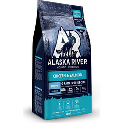 Alaska River Grain Free Puppy All Breeds with Chicken & Salmon 3kg