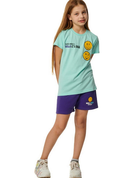 Body Action Παιδικό T-Shirt Κοντομάνικο Γαλάζιο 052403-01