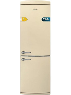 Cecotec CEC-02729 Ψυγειοκαταψύκτης 294lt Full No Frost Υ190.2xΠ63.1xΒ60.5cm Μπεζ