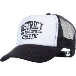 District75 Ανδρικό Καπέλο Jockey με Δίχτυ Snapback Υφασμάτινο Μαύρο 124UCP-131-091