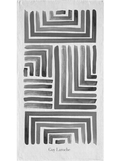 Guy Laroche 2404 Πετσέτα Θαλάσσης Λευκή 100x175cm