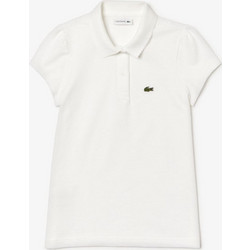 Lacoste Παιδικό Polo Κοντομάνικο Λευκό 3PJ3594-001