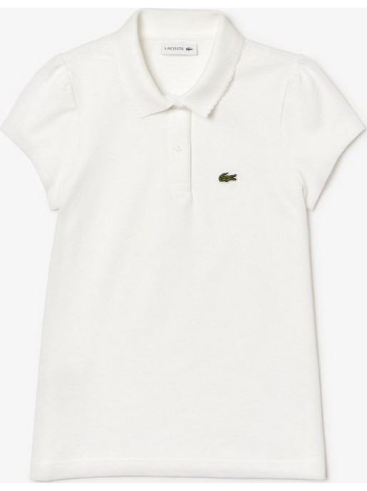 Lacoste Παιδικό Polo Κοντομάνικο Λευκό 3PJ3594-001