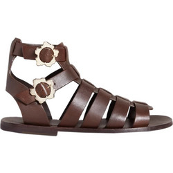 Ted Baker Δερμάτινα Γυναικεία Σανδάλια Σοκολατί 260603