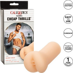 CalExotics Cheap Thrills The Glory Hole Pocket Pussy & Sleeve Αυνανιστήρι Flesh