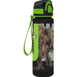 Must Jurassic World Τυραννόσαυρος Παιδικό Παγούρι Ανοξείδωτο Πράσινο 650ml