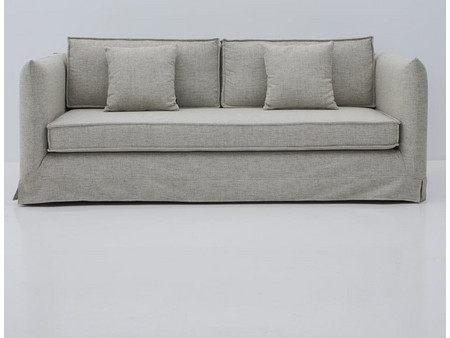 Pennie Τριθέσιος Καναπές Γκρι 210x98cm 620051-01