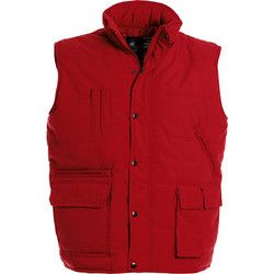 Explorer Αμάνικο Ανδρικό Μπουφάν Puffer Αδιάβροχο Αντιανεμικό Κόκκινο JU880-125