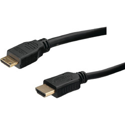 Turbo-X Καλώδιο HDMI Male to Mini HDMI Male 1.8m Black