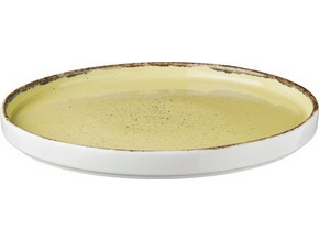 Lukanda Πιάτα Ρηχά Πορσελάνης Κρεμ Rim 27cm 6τμχ 360B-VN-27