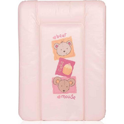 Lorelli Bear & Mouse Μαλακή Αλλαξιέρα Μωρού Πλαστική 70x50cm Ροζ