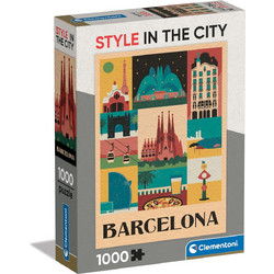 Puzzle Clementoni Style In The City Barcelona 1000 Κομμάτια