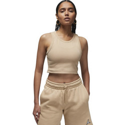 Jordan Γυναικείο Αθλητικό Crop Top Μπεζ DX4700-254