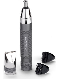Babyliss Trimmer Μηχανή Ανδρική Επαναφορτιζόμενη Σώματος Μύτης Φρυδιών & Αυτιών E116E