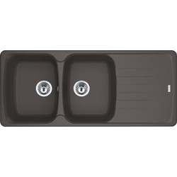 Franke Antea AZG 621-116 Slate Grey Ένθετος Νεροχύτης Γρανίτη Αντιστρεφόμενος 116x50cm