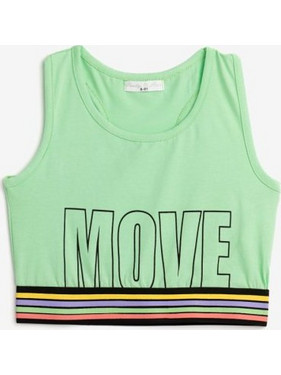 Funky Παιδικό Crop Top Αμάνικο Πράσινο Mint 124-505103-2