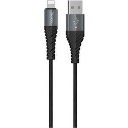 Hoco X38 Braided USB-A to Lightning Cable 1m Black 6931474710529