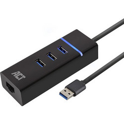 AC6310 USB Hub 3.0 USB-A με 4 Θύρες USB-A / Ethernet