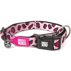 Max & Molly Leopard Pink Κολάρο Σκύλου Ροζ 1x22-35cm