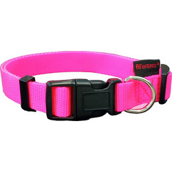 Pet Interest Plain Line Κολάρο Σκύλου Φούξια 1x19-33cm