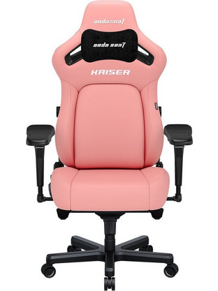 Anda Seat Kaiser 4 XL Καρέκλα Gaming Δερματίνης με Ρυθμιζόμενα Μπράτσα Ροζ AD12YDDC-XLL-20PPV/C