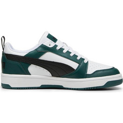Puma Rebound V6 Ανδρικά Sneakers Λευκά Πετρόλ 392328-34