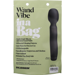 Doc Johnson Ina Bag Wand Δονητής Μασάζ Μαύρος