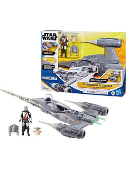 Hasbro Star Wars Epic Hero Series The Mandalorians N-1 Starfighter Σετ Φιγούρες Δράσης για 4+ Ετών