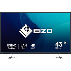 Eizo FlexScan EV4340X-BK IPS Monitor 42.5" 3840x2160 4K UHD 60Hz 5ms