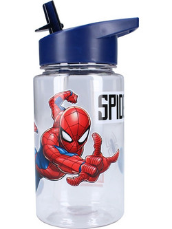 Vadobag Spider-Man Παιδικό Παγούρι Πλαστικό BPA Free Μπλε 450ml