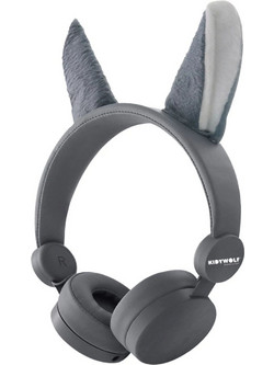 Kidywolf Kidyears Crad Ενσύρματα & Ασύρματα Bluetooth Παιδικά Ακουστικά On Ear Γκρι