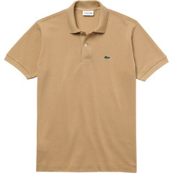 Lacoste Ανδρική Μπλούζα Polo Κοντομάνικη Μπεζ 3L1212-02S