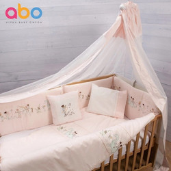 Abo Fairytale Σετ Κούνιας Pink 9τμχ